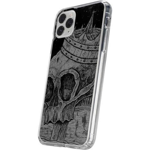 Alchemy Carta Skull Sketch iPhone 11 Pro Clear Case