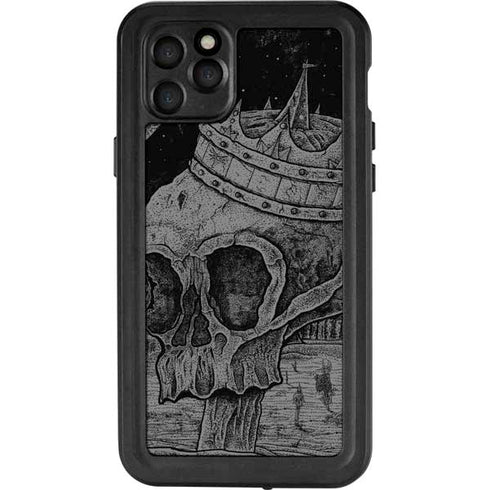 Alchemy Carta Skull Sketch iPhone 11 Pro Max Waterproof Case