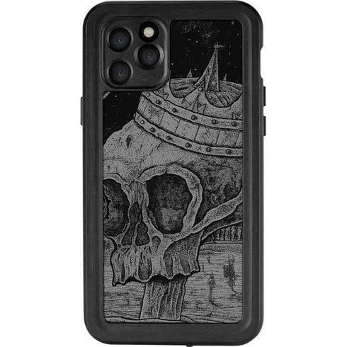 Alchemy Carta Skull Sketch iPhone 11 Pro Waterproof Case