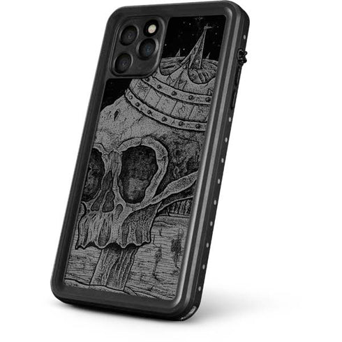 Alchemy Carta Skull Sketch iPhone 11 Pro Waterproof Case