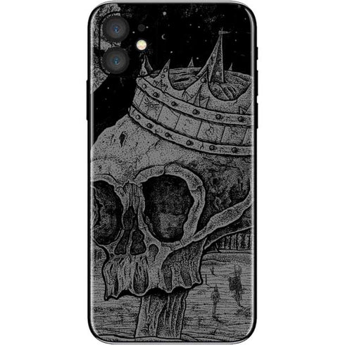 Alchemy Carta Skull Sketch iPhone 11 Skin