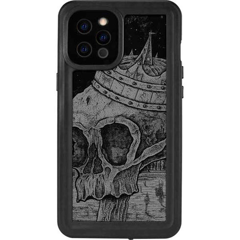 Alchemy Carta Skull Sketch iPhone 12 Pro Max Waterproof Case