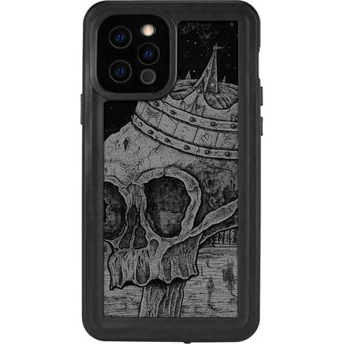 Alchemy Carta Skull Sketch iPhone 12 Pro Waterproof Case