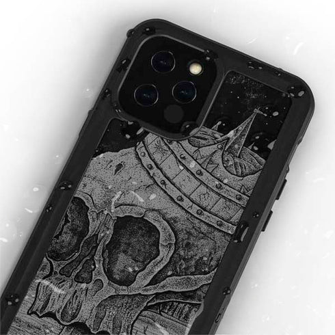 Alchemy Carta Skull Sketch iPhone 12 Pro Waterproof Case