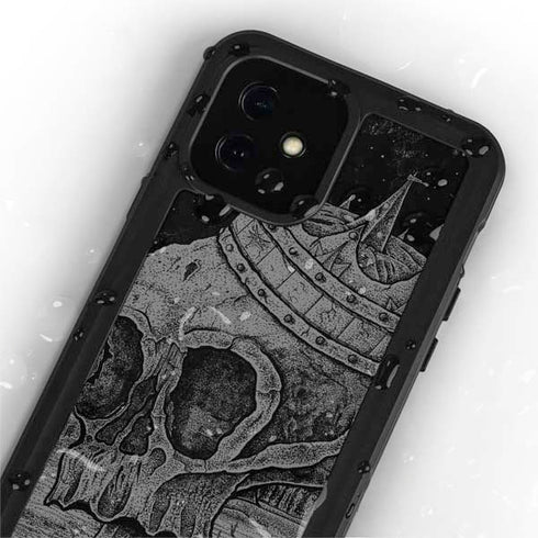 Alchemy Carta Skull Sketch iPhone 12 Waterproof Case