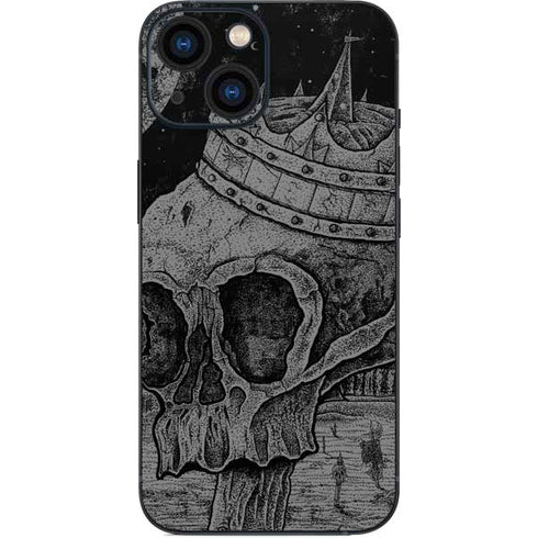 Alchemy Carta Skull Sketch iPhone 13 Mini Skin