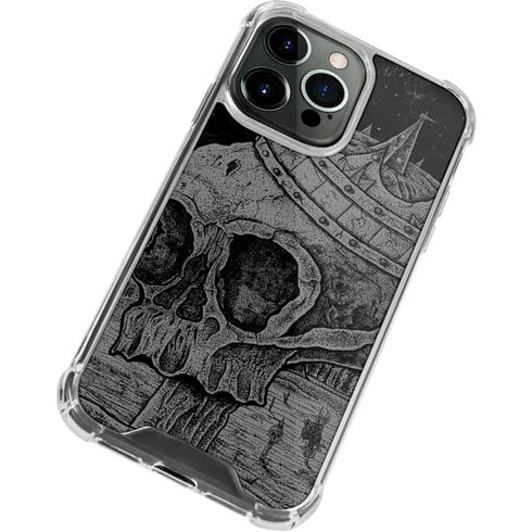Alchemy Carta Skull Sketch iPhone 13 Pro Clear Case