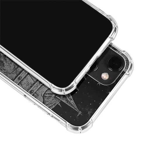 Alchemy Carta Skull Sketch iPhone 14 Clear Case