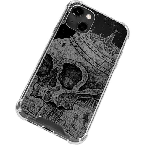 Alchemy Carta Skull Sketch iPhone 14 Clear Case