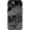 Alchemy Carta Skull Sketch iPhone 15 Plus Impact Case