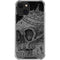 Alchemy Carta Skull Sketch iPhone 14 Plus Clear Case