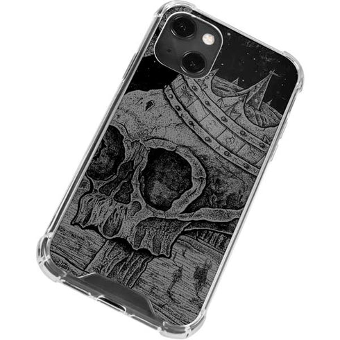Alchemy Carta Skull Sketch iPhone 14 Plus Clear Case
