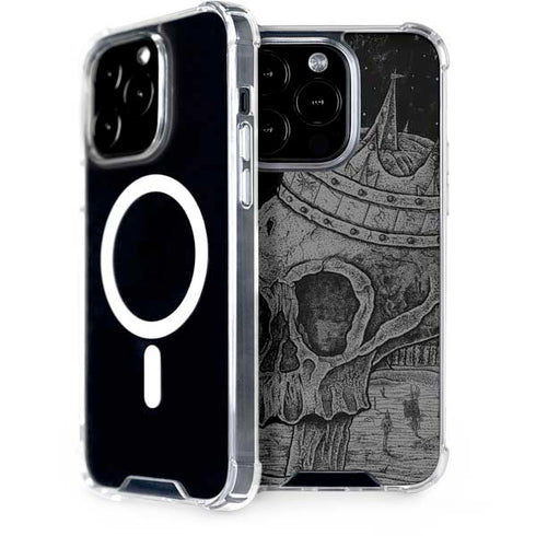 Alchemy Carta Skull Sketch iPhone 14 Pro MagSafe Case