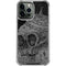 Alchemy Carta Skull Sketch iPhone 14 Pro Max Clear Case