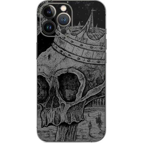 Alchemy Carta Skull Sketch iPhone 14 Pro Max Skin