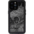 Alchemy Carta Skull Sketch iPhone 14 Pro Max Waterproof Case