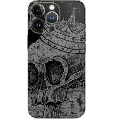 Alchemy Carta Skull Sketch iPhone 15 Pro Skin