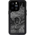 Alchemy Carta Skull Sketch iPhone 14 Pro Waterproof Case