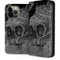 Alchemy Carta Skull Sketch iPhone 15 Pro Max Folio Case