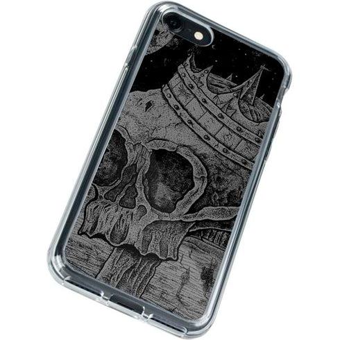 Alchemy Carta Skull Sketch iPhone SE (2nd & 3rd Gen) Clear Case