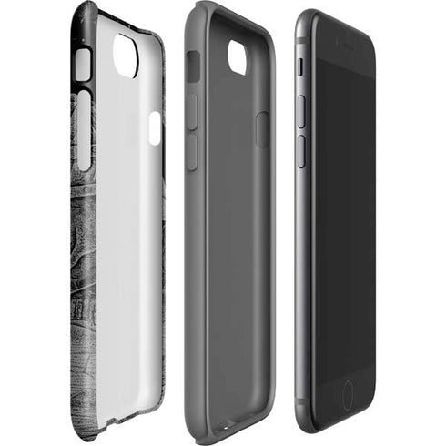 Alchemy Carta Skull Sketch iPhone SE (2nd & 3rd Gen) Pro Case