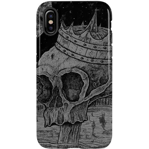 Alchemy Carta Skull Sketch iPhone X Pro Case