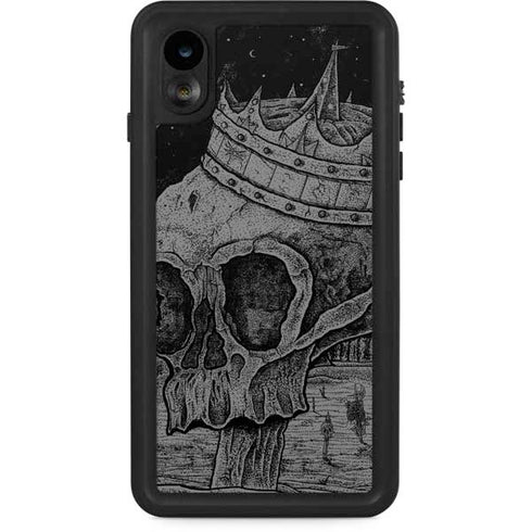 Alchemy Carta Skull Sketch iPhone XR Waterproof Case