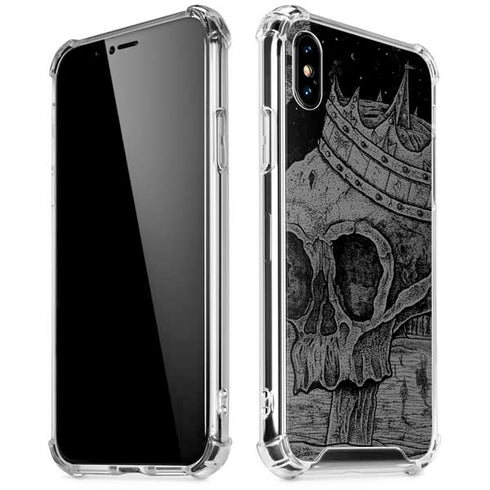 Alchemy Carta Skull Sketch iPhone XS Max Clear Case