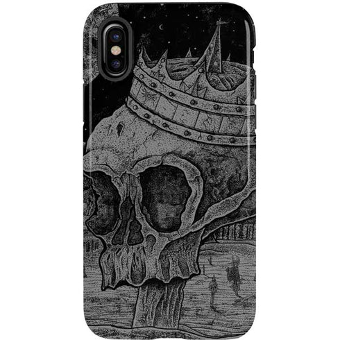Alchemy Carta Skull Sketch iPhone XS Pro Case