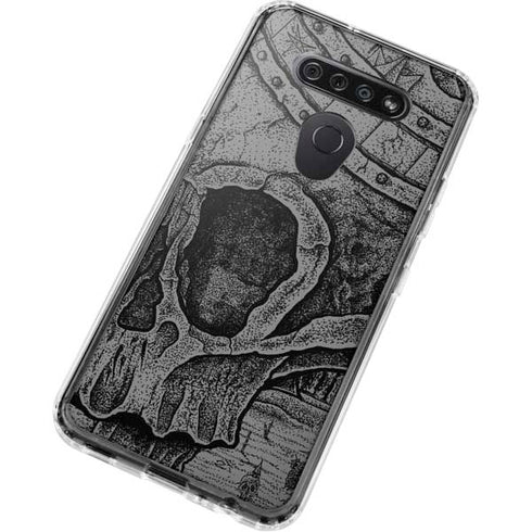 Alchemy Carta Skull Sketch LG K51/Q51 Clear Case