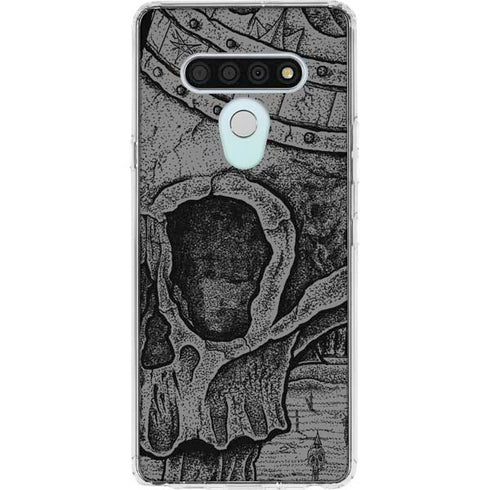 Alchemy Carta Skull Sketch LG Stylo 6 Clear Case