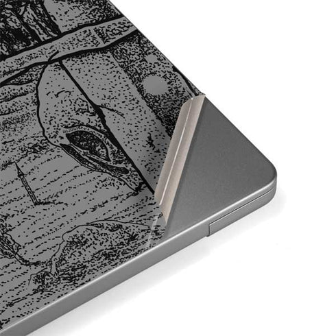 Alchemy Carta Skull Sketch MacBook Pro 14in (2021-24) Skin