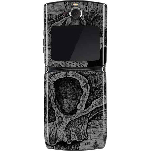 Alchemy Carta Skull Sketch Motorola RAZR Skin