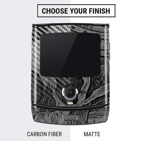 Alchemy Carta Skull Sketch Motorola RAZR Skin