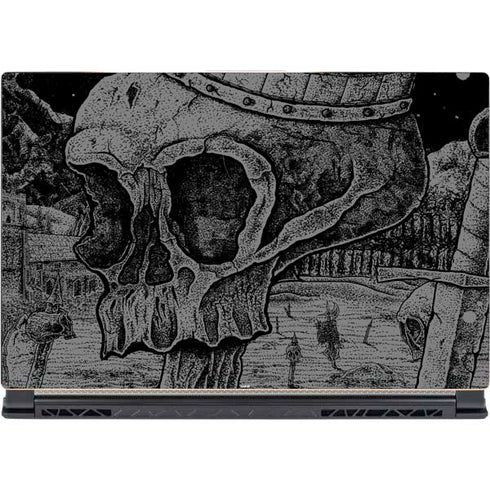 Alchemy Carta Skull Sketch MSI GS65 Stealth Laptop Skin