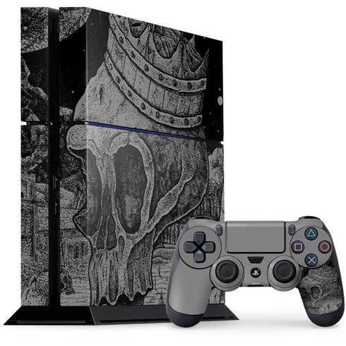 Alchemy Carta Skull Sketch PS4 Console and Controller Bundle Skin