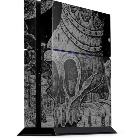 Alchemy Carta Skull Sketch PS4 Console Skin