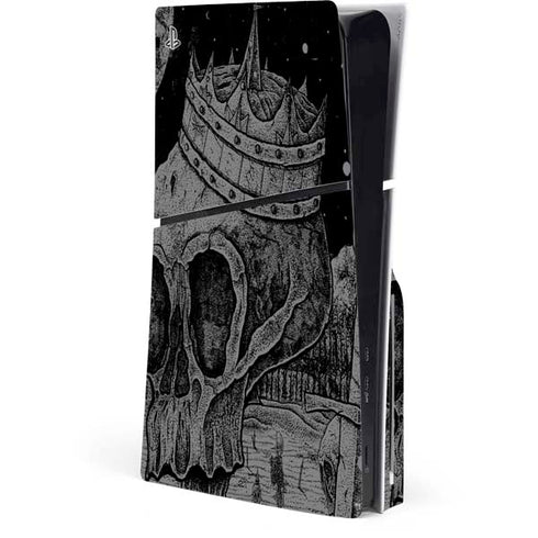 Alchemy Carta Skull Sketch PS5 Slim Disk Console Skin