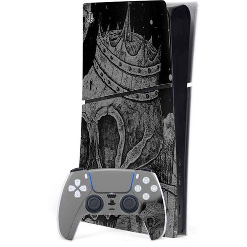 Alchemy Carta Skull Sketch PS5 Slim Digital Edition Bundle Skin