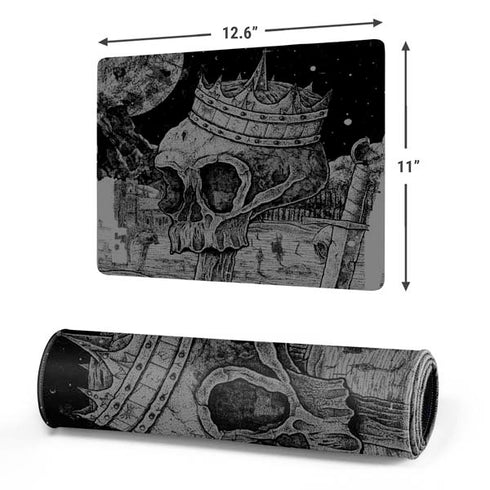 Alchemy Carta Skull Sketch Gaming Mouse Pad