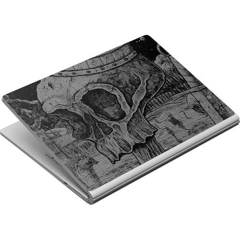 Alchemy Carta Skull Sketch Surface Book Skin