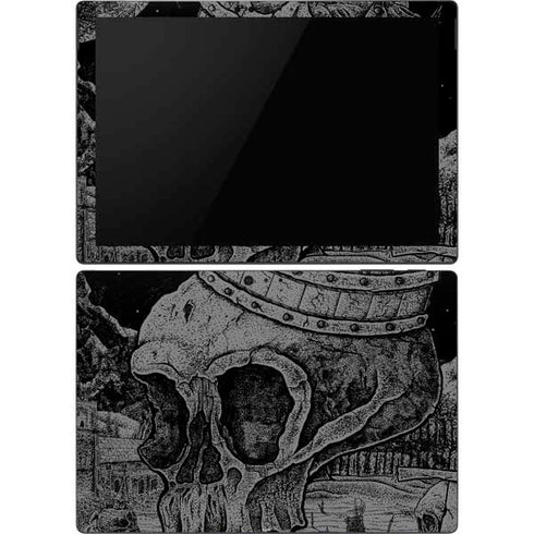 Alchemy Carta Skull Sketch Surface Pro 6 Skin