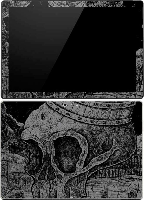 Alchemy Carta Skull Sketch Surface Pro (2017) Skin