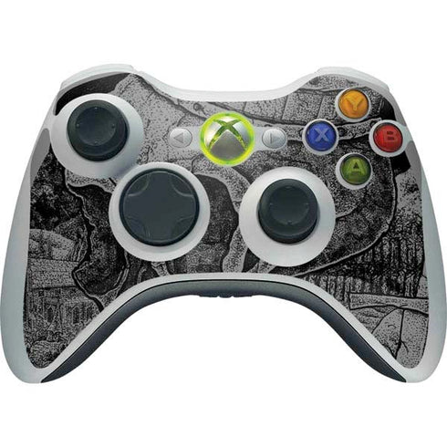 Alchemy Carta Skull Sketch Xbox 360 Wireless Controller Skin