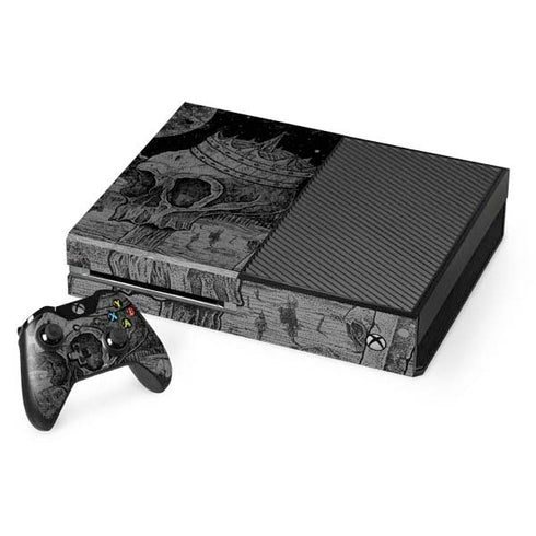 Alchemy Carta Skull Sketch Xbox One Console and Controller Bundle Skin
