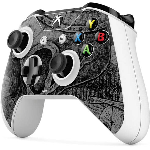 Alchemy Carta Skull Sketch Xbox One S Controller Skin