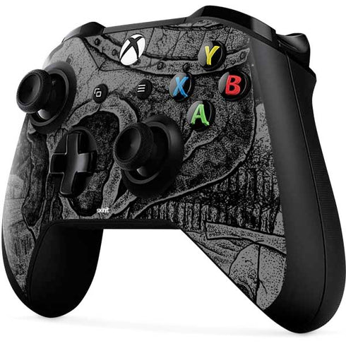 Alchemy Carta Skull Sketch Xbox One X Controller Skin