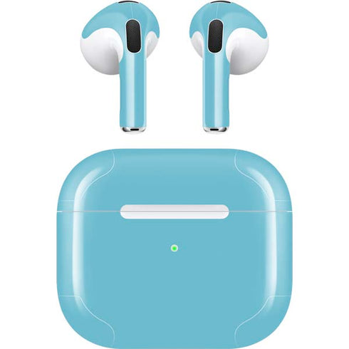 Sky High Blue Solid Apple AirPods (3rd Gen 2021) Skin