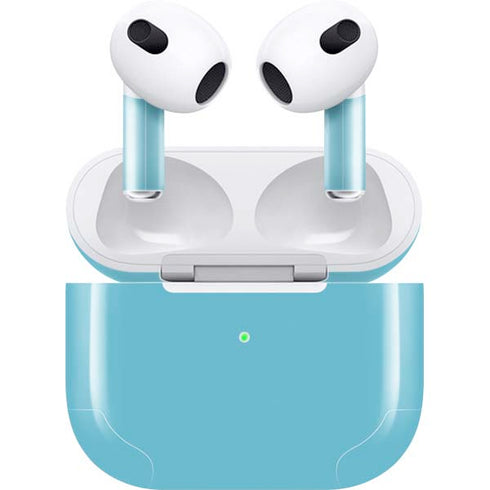 Sky High Blue Solid Apple AirPods (3rd Gen 2021) Skin