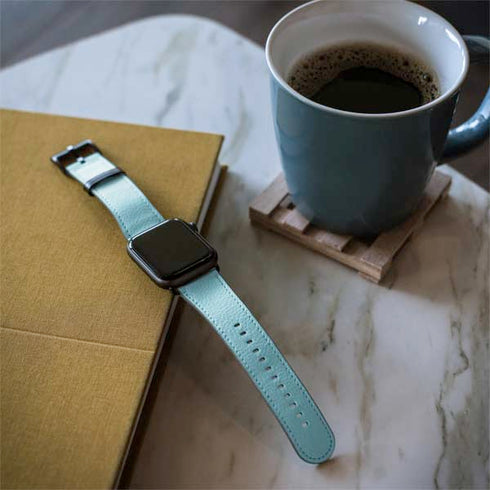 Sky High Blue Solid Apple Watch Band 42-44mm